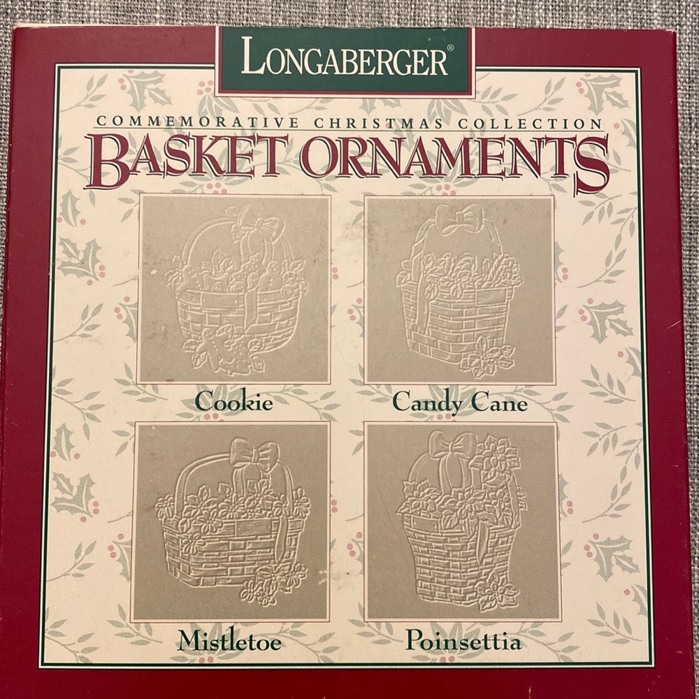 Longaberger Pewter Christmas Ornaments